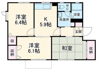 ソレイユ湘南【1階】の間取り