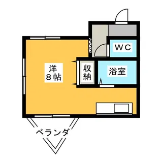 コーポS6【3階】の間取り