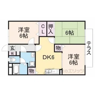 タウンコート【2階】の間取り