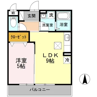 サニーコート【2階】の間取り