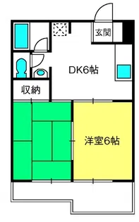ロキシーモンシャトー【3階】の間取り