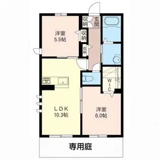 SHM シャーメゾン リーヴァ【1階】の間取り