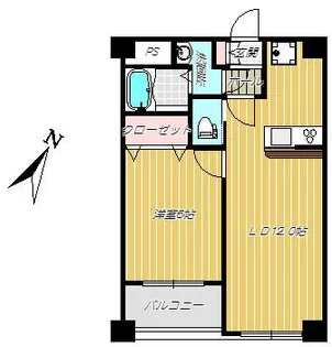 アークティ東谷山【7階】の間取り