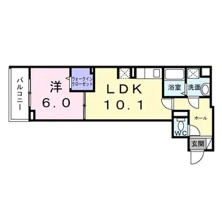 エイレーネ【1階】の間取り