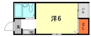 ドルチェ西立花【5階】の間取り