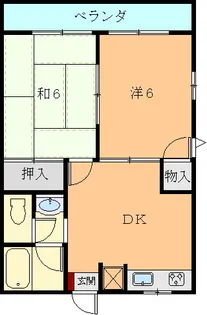 ルミエールA【2階】の間取り