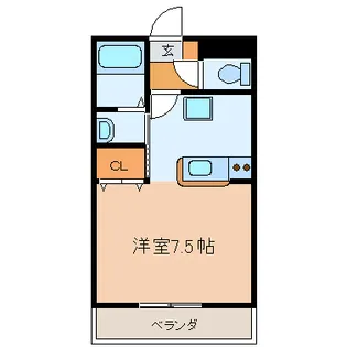 イーストヒルズ【2階】の間取り