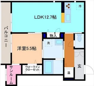 リラフォート【2階】の間取り