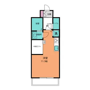 プランドールパルファ【1階】の間取り