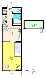 ベルジェール【2階】の間取り