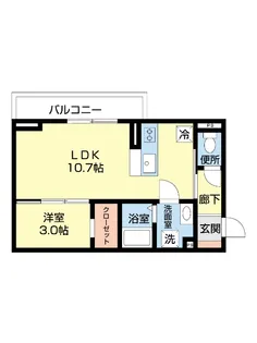 La Eterno【3階】の間取り