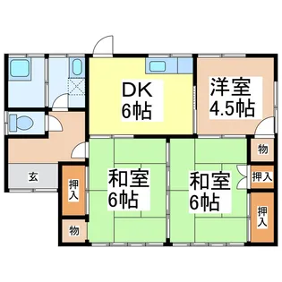 熊本県八代市豊原下町【一戸建】の間取り