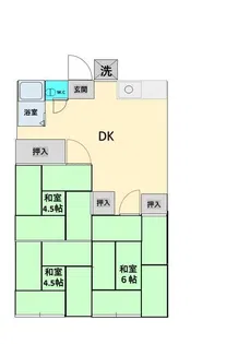 ハイツ・イズミ【2階】の間取り