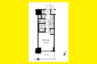 プレサンス梅田北デイズ【4階】の間取り