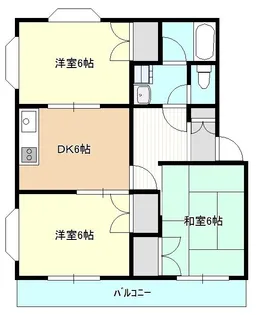 グリーンハイツ篠崎2【2階】の間取り