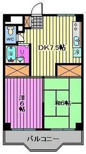 グリーンハイツ浦和【4階】の間取り