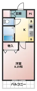 クレアトゥール松乃【5階】の間取り