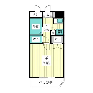 SAINT EAST OF YAMATE【9階】の間取り