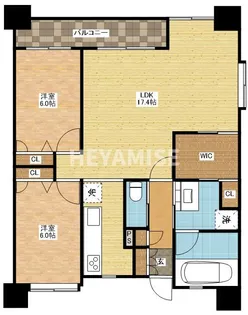 プレミスト長崎スカイゲートウェイ【14階】の間取り