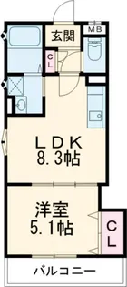 大阪府門真市常盤町【アパート】の間取り