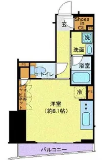 フェルクルール秋葉原【2階】の間取り