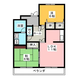 グローリアス知立第2【2階】の間取り