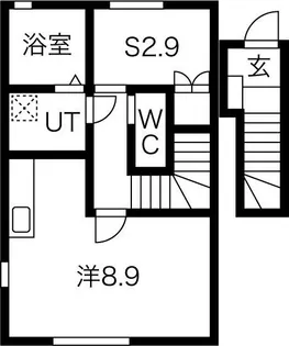 1SKの間取り画像