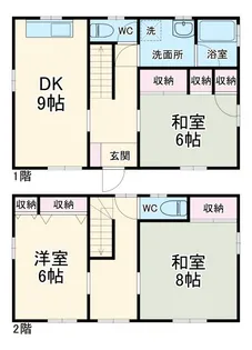 神奈川県茅ヶ崎市室田2【一戸建】の間取り