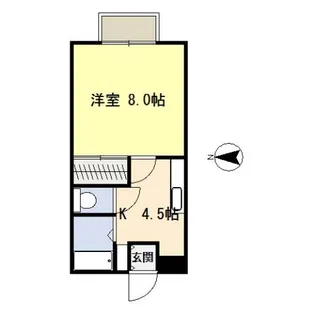 ラ・ヴィータ【1階】の間取り