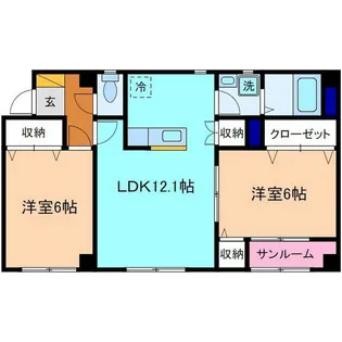 ミーテ21【1階】の間取り