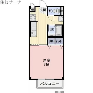 クレールフジ【1階】の間取り