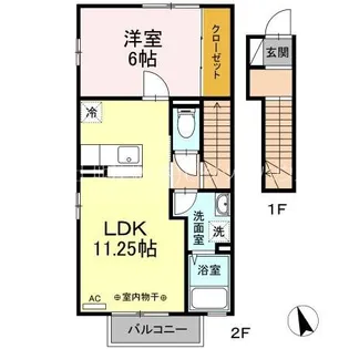 セジュール モト C【2階】の間取り