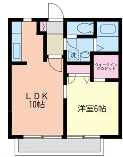 ソレアードA【1階】の間取り