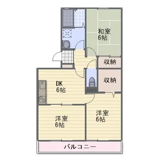 長野県長野市吉田5【アパート】の間取り