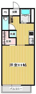 群馬県高崎市筑縄町【マンション】の間取り