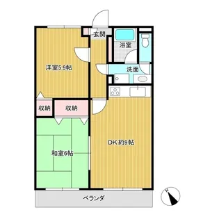 メゾングローリィ【1階】の間取り