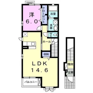 グラン クード II【2階】の間取り