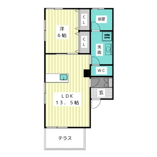 エスティアム高針台【1階】の間取り