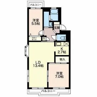 DM41【2階】の間取り