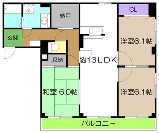 フィネス高橋【3階】の間取り