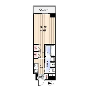 ステージグランデ新中野アジールコート【7階】の間取り