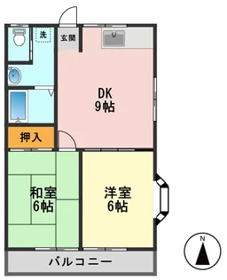 東京都葛飾区新小岩4【アパート】の間取り