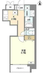 NIKKO APARTMENT HOUSE【6階】の間取り