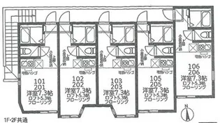 K.F 堀ノ内【1階】の間取り