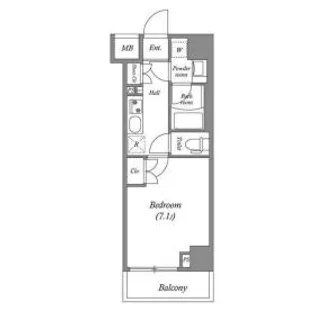 東京都墨田区石原3【マンション】の間取り
