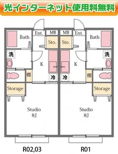 グランドソレーユ【2階】の間取り