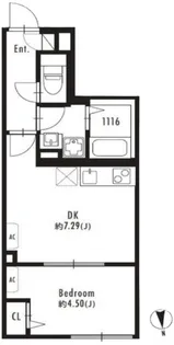 GRAN PASEO北新宿【1階】の間取り