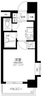 パレステュディオ文京南【9階】の間取り