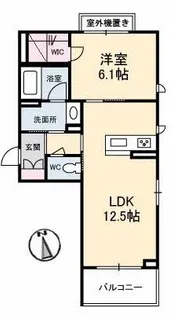 アン フェ ミュール【2階】の間取り