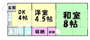 ヴィラさくら【2階】の間取り